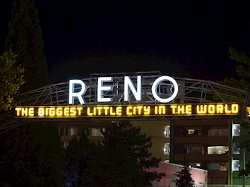 2nd Reno Arch at night.