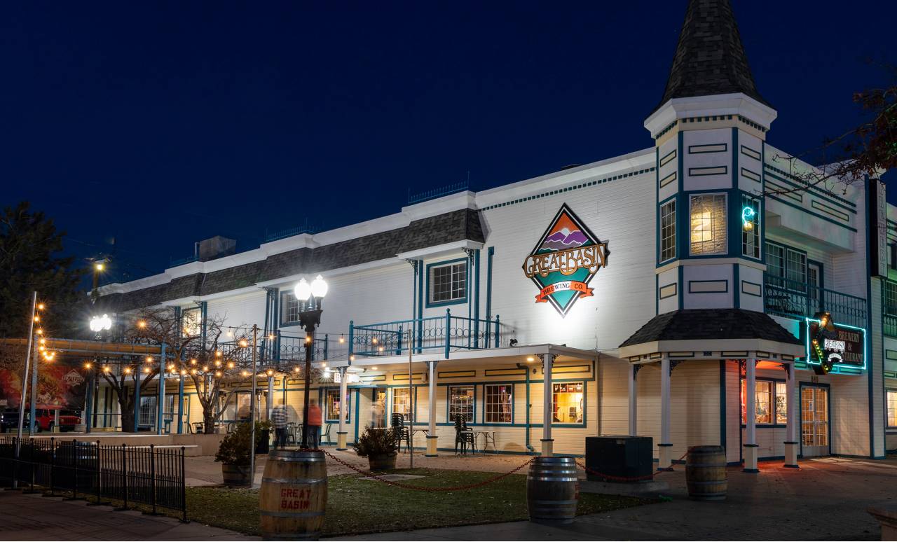 Exterior of Great Basin Brewing in Sparks