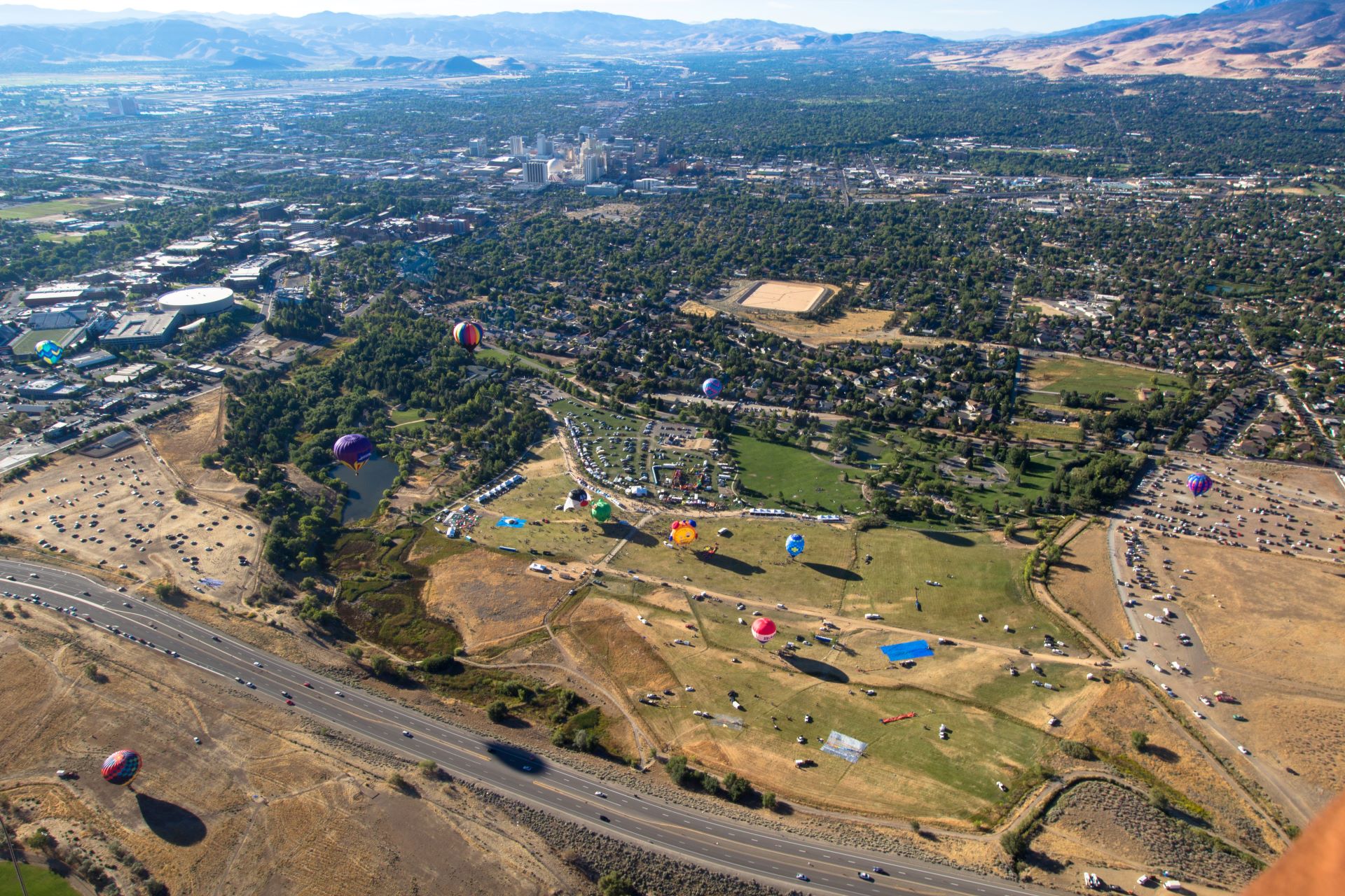 Aerial view of Rancho San Raphael